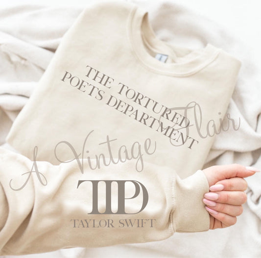 The Tortured Poets Department Text Top