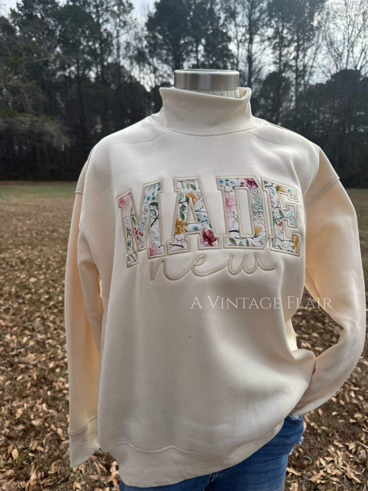 Made New Mock Neck Sweatshirt