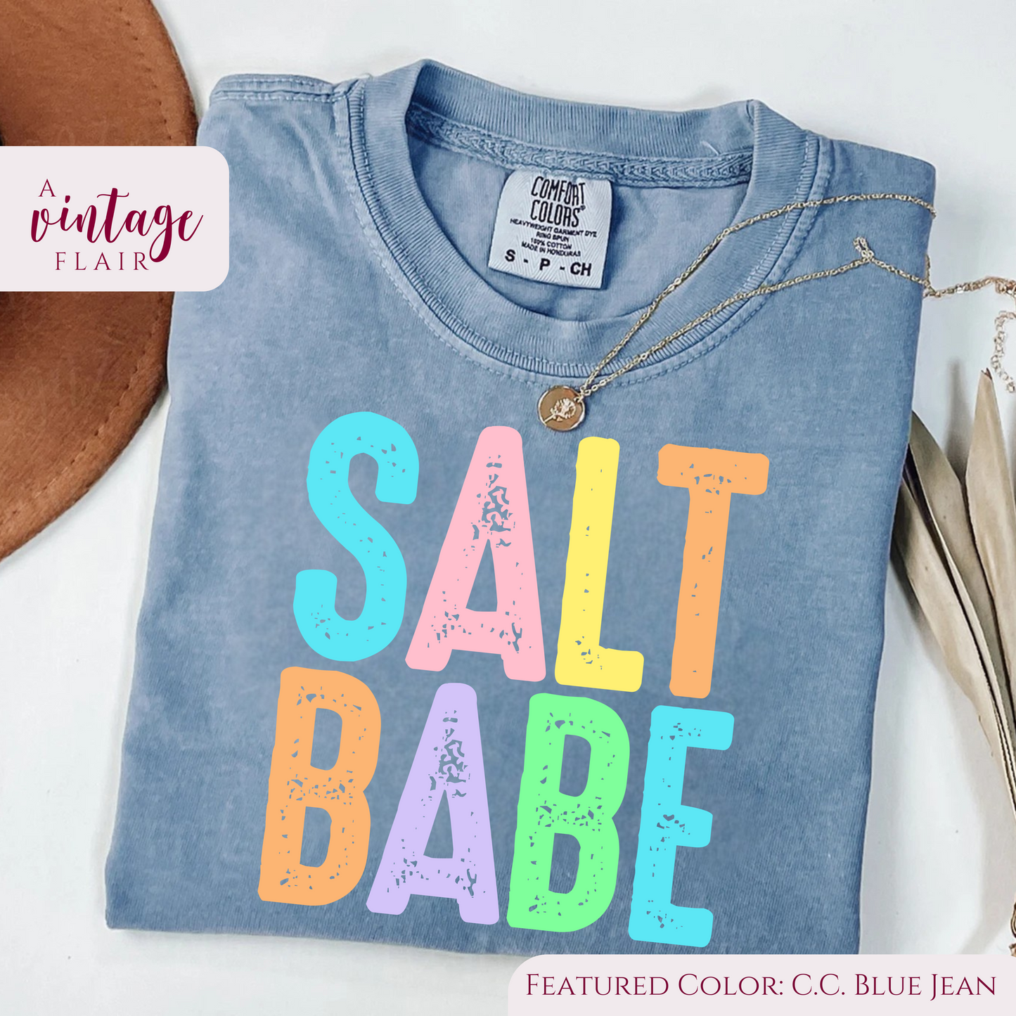 Distressed Drift - Salt Babe Top
