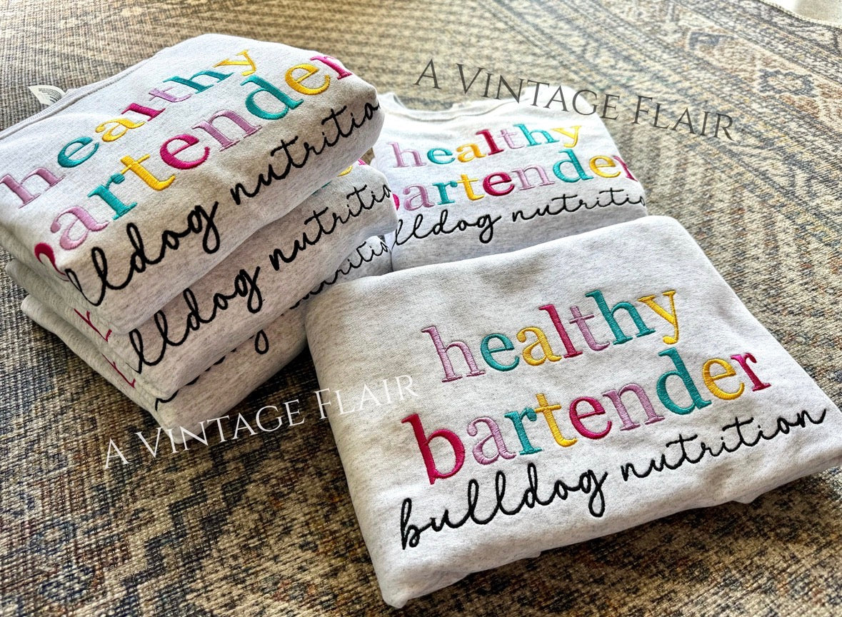 Profession with Custom Name Embroidered Top