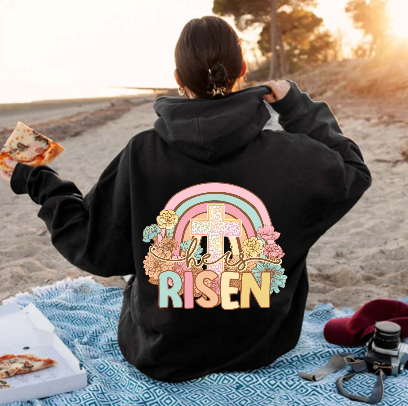 He is Risen Rainbow Top