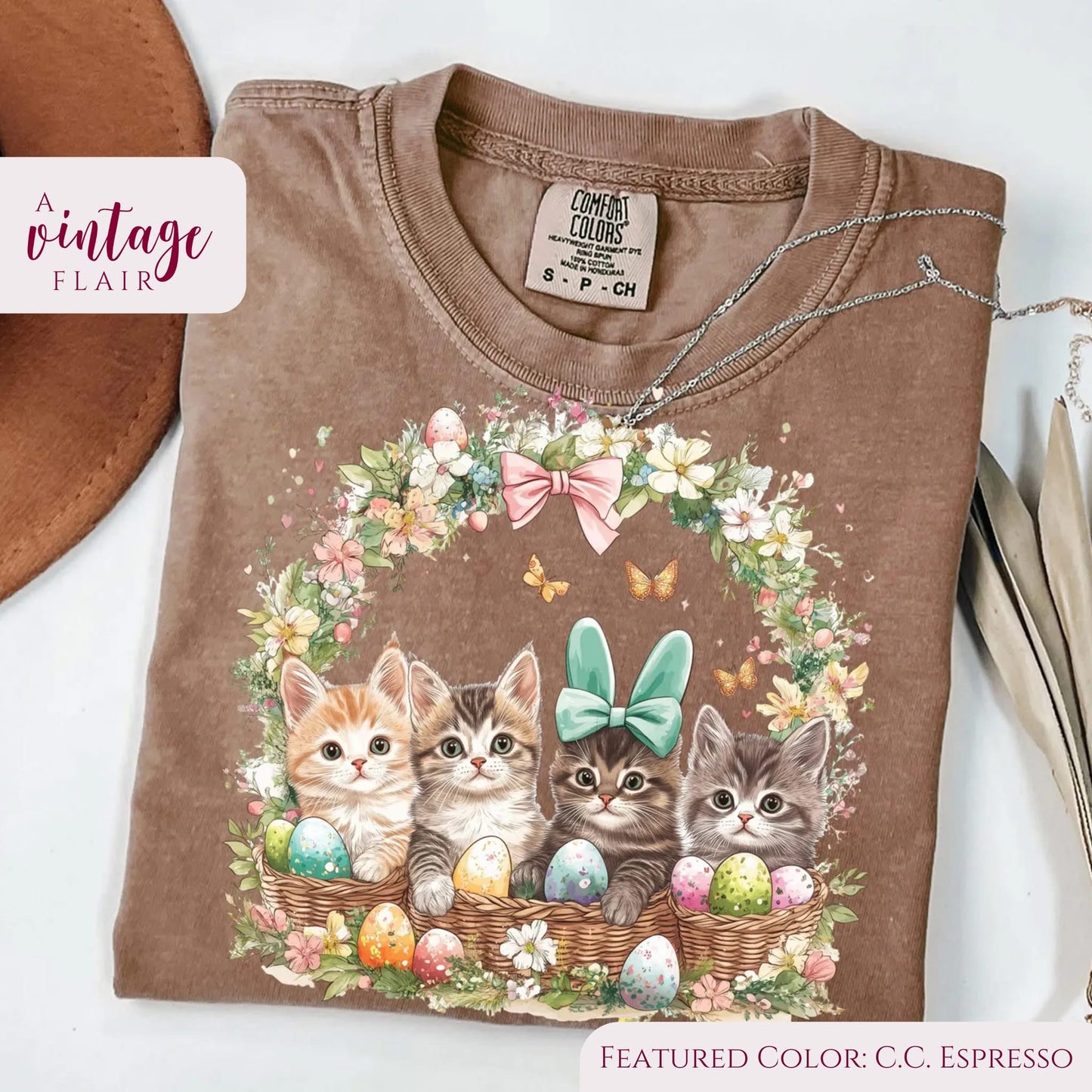 Easter Kittens Top