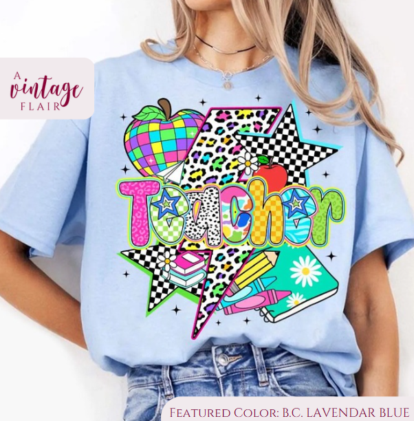 Retro Teacher Top