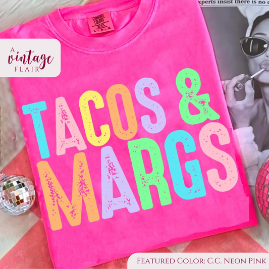 Distressed Drift - Tacos & Margs Top