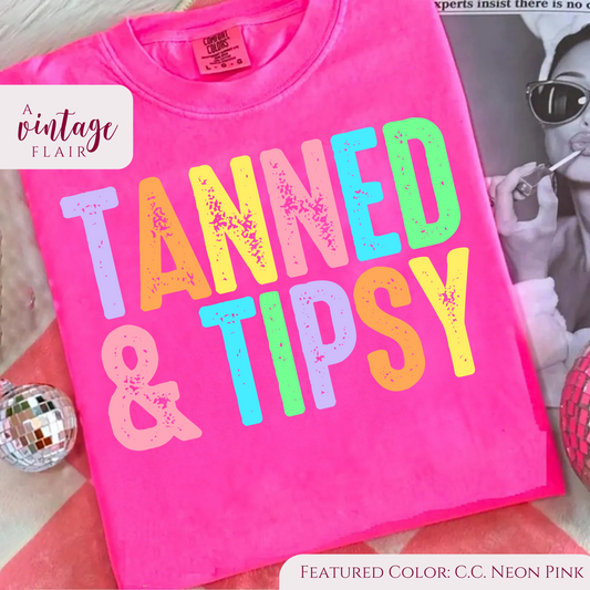 Distressed Drift - Tanned & Tipsy Top