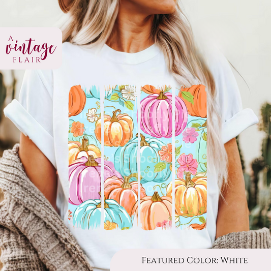 Bright Pumpkins Top