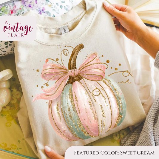 Pink Coquette Pumpkin Top