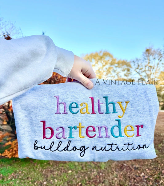 Profession with Custom Name Embroidered Top