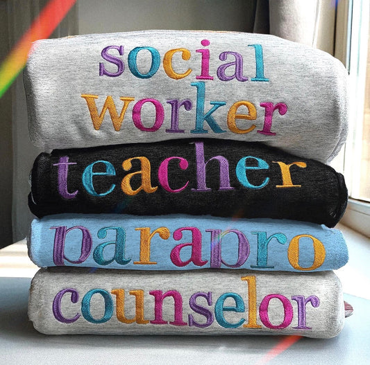 Profession Embroidered Top