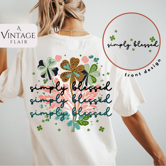 St. Patrick's Simply Blessed Top