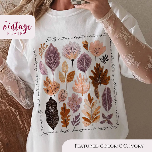 Boho Philippians 4:8 Top