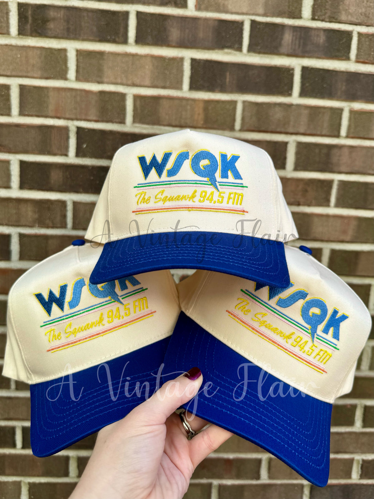 WSQK The Squawk Embroidered Hat - Blue