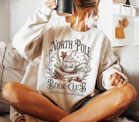 North Pole Book Club Top