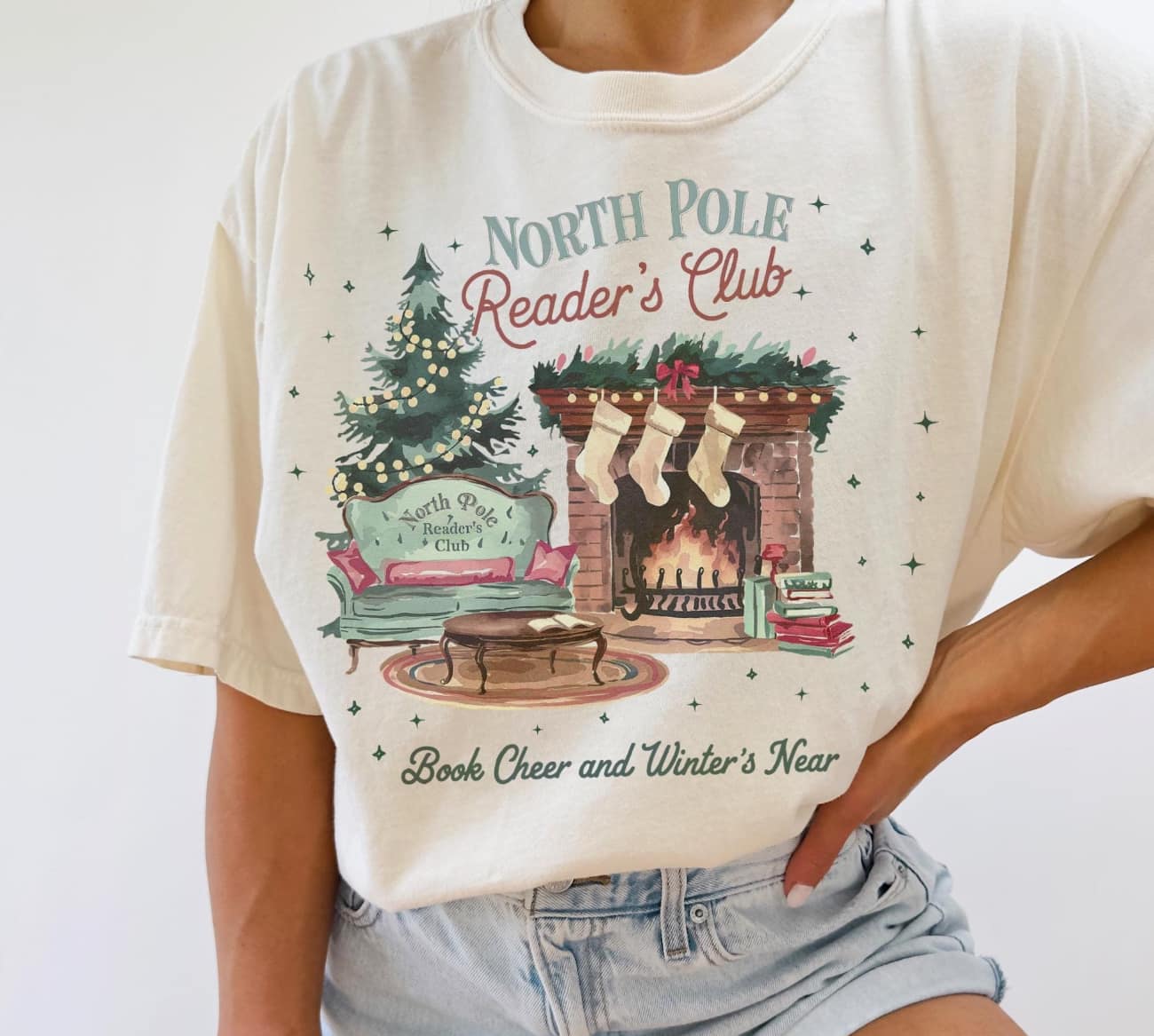 North Pole Readers Club Top