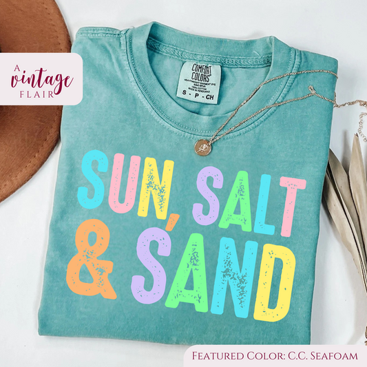 Distressed Drift - Sun, Salt & Sand Top