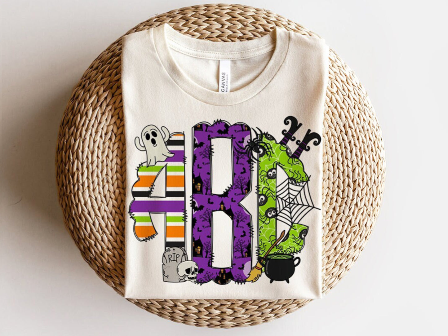 Trick or Treat Monogram Top