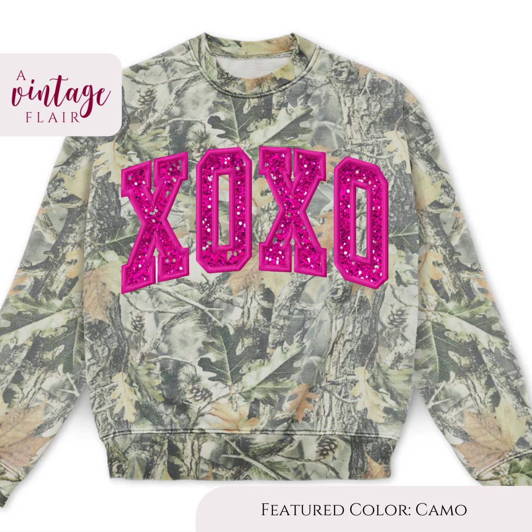 Sequin XOXO Embroidered Top