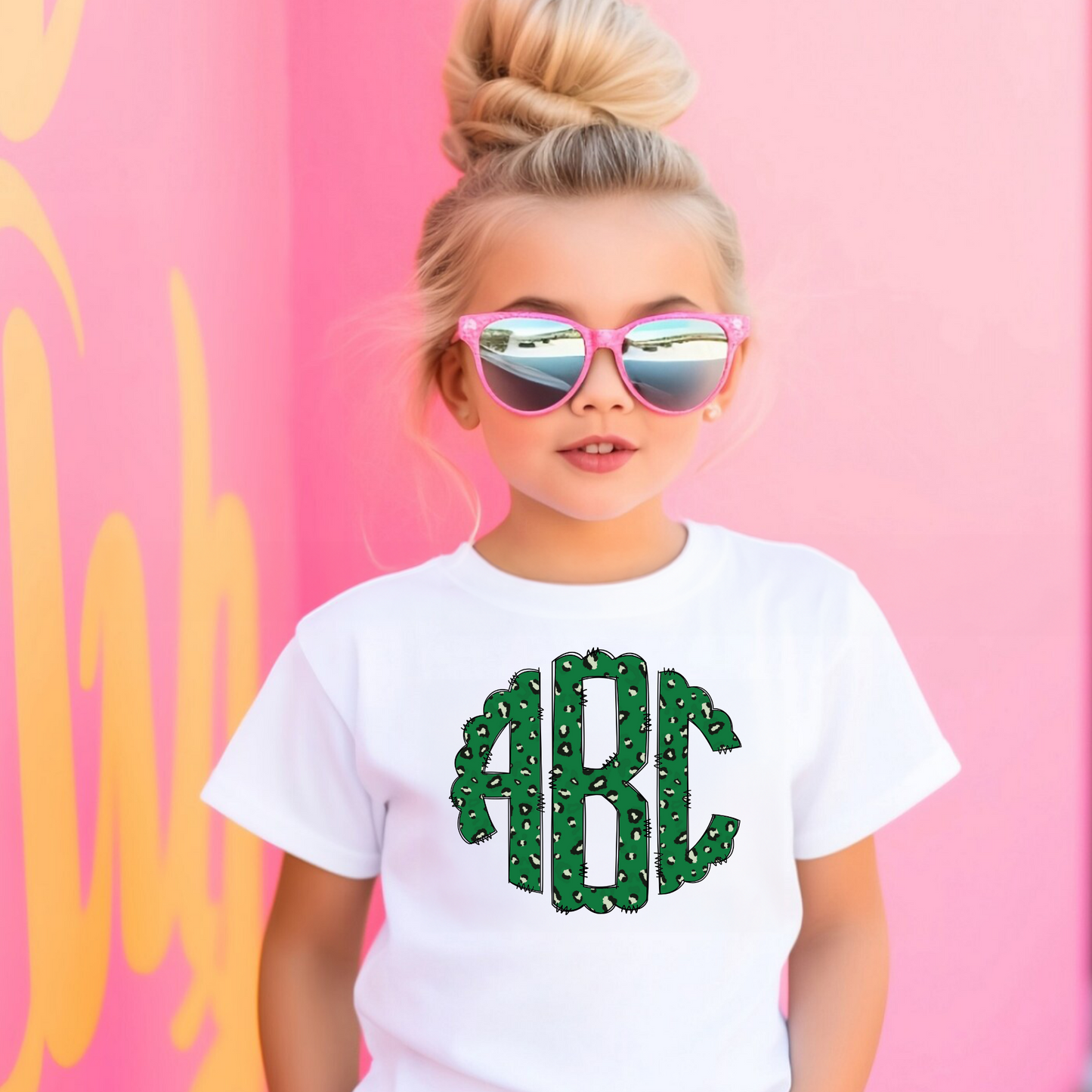 St. Patrick’s Clover Monogram Top