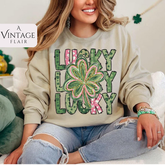 Retro Lucky Clover Top