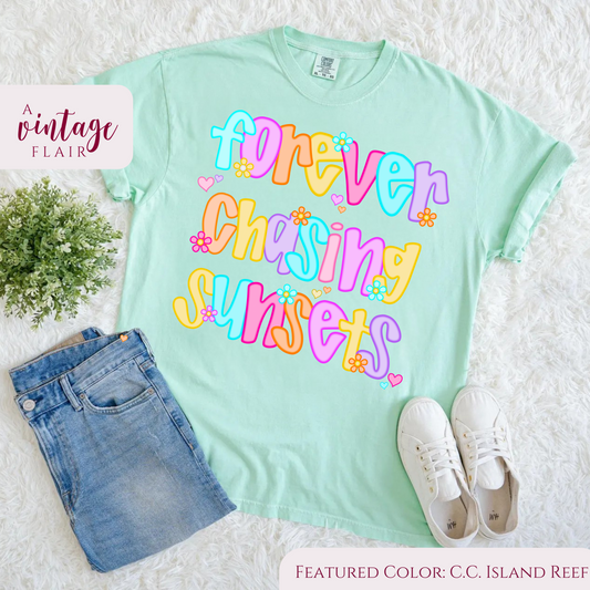 Forever Chasing Sunsets Top