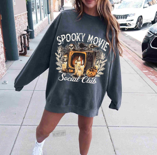 Spooky Movie Social Club Top