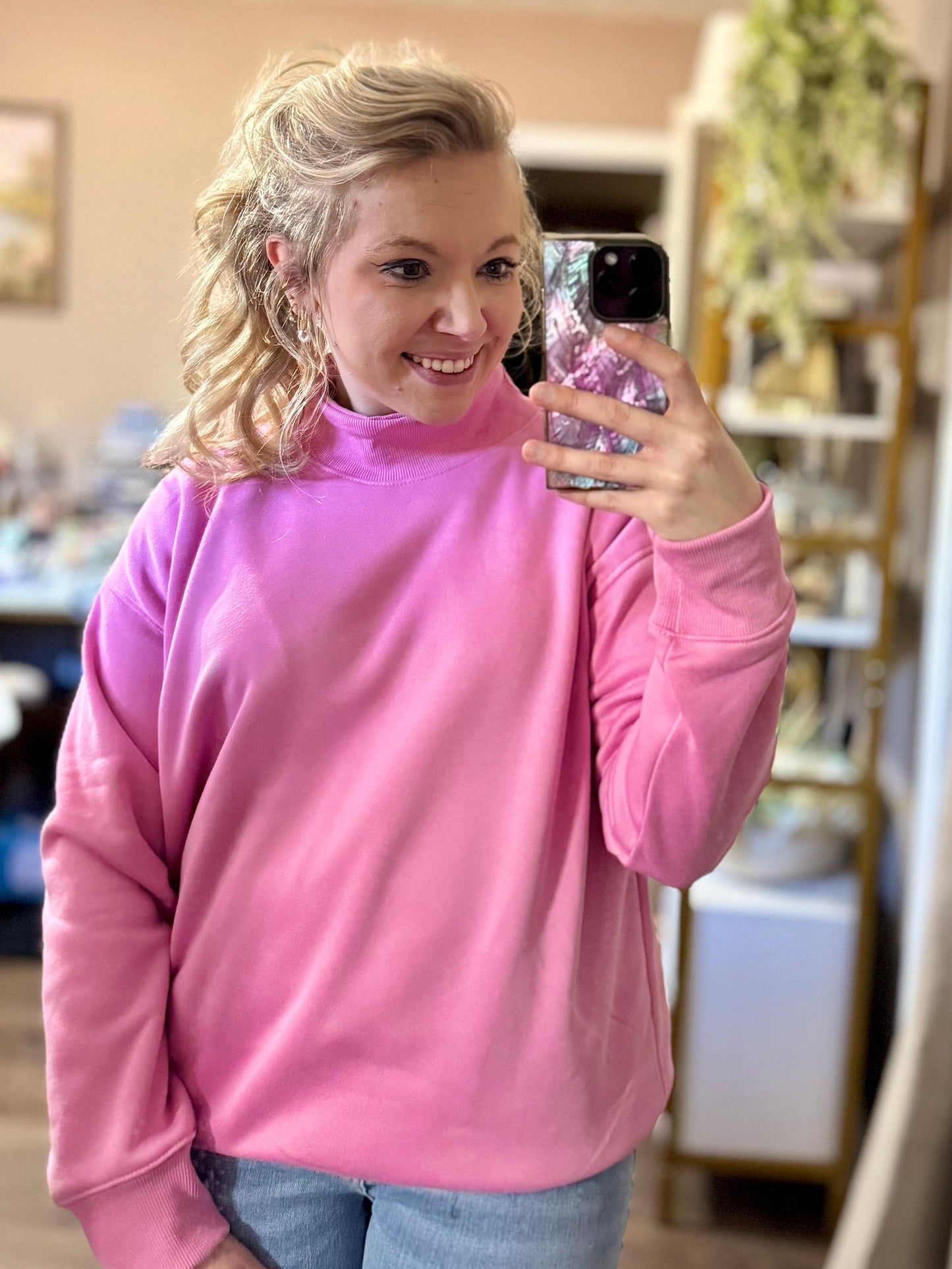 Made New Mock Neck Sweatshirt