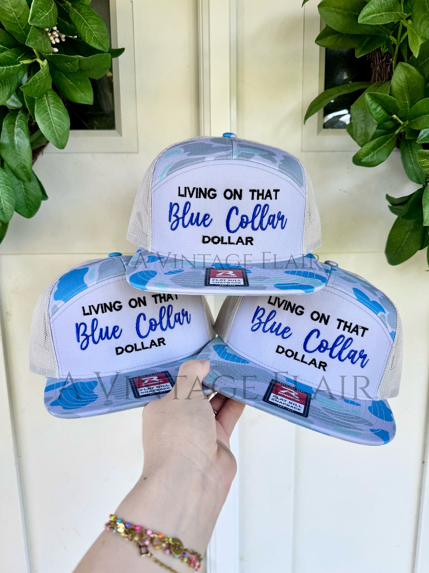 Living on the Blue Collar Dollar Richardson Hat