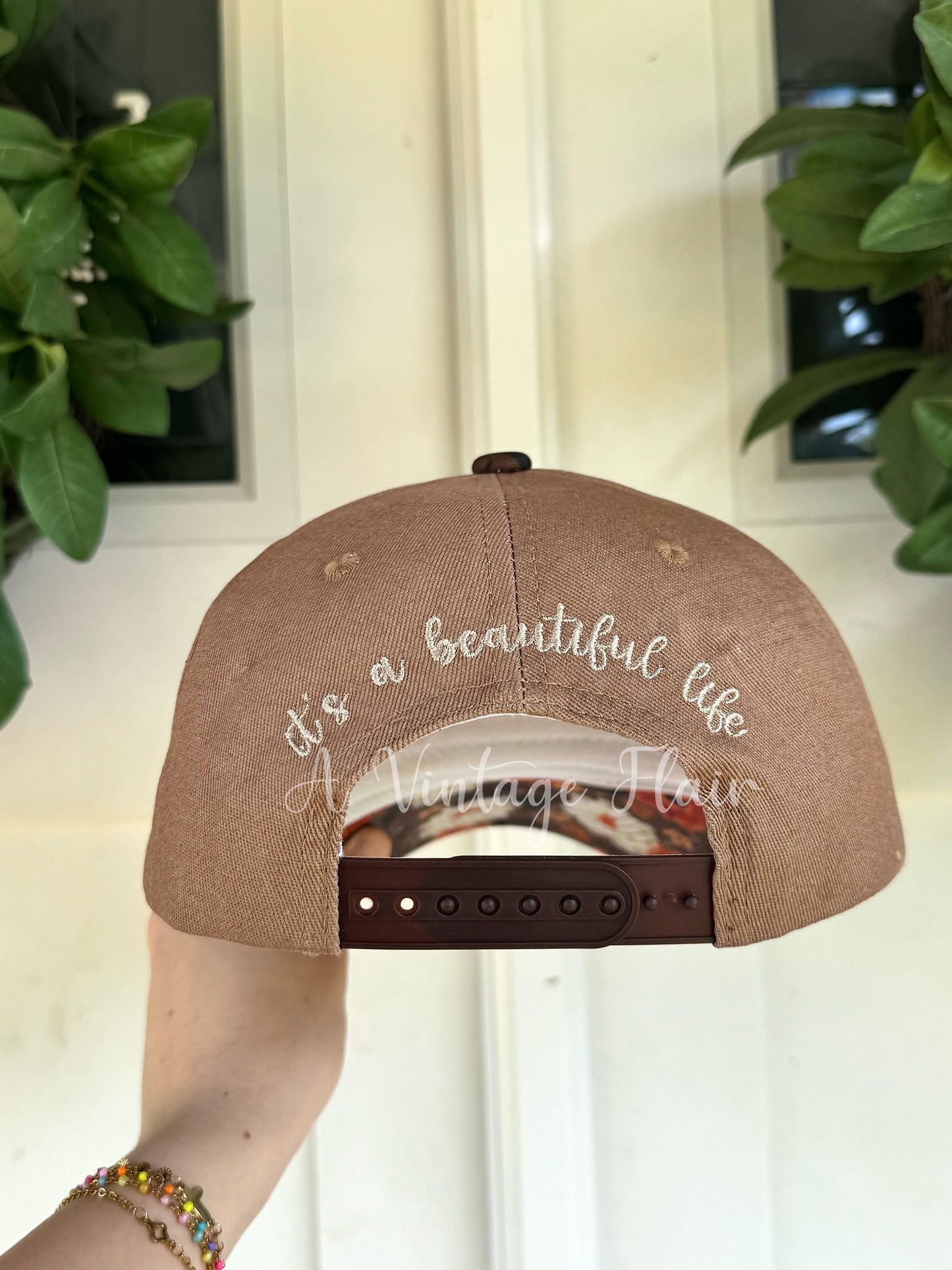 Forever Grateful Fall Floral Hat