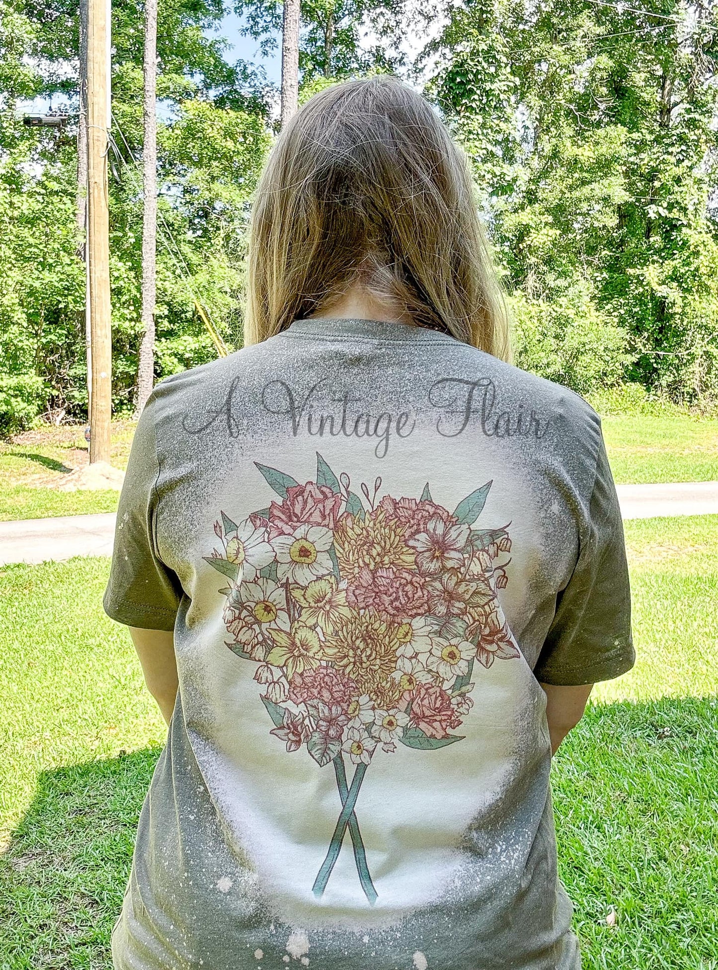 Birth Month Flower Bouquet Top