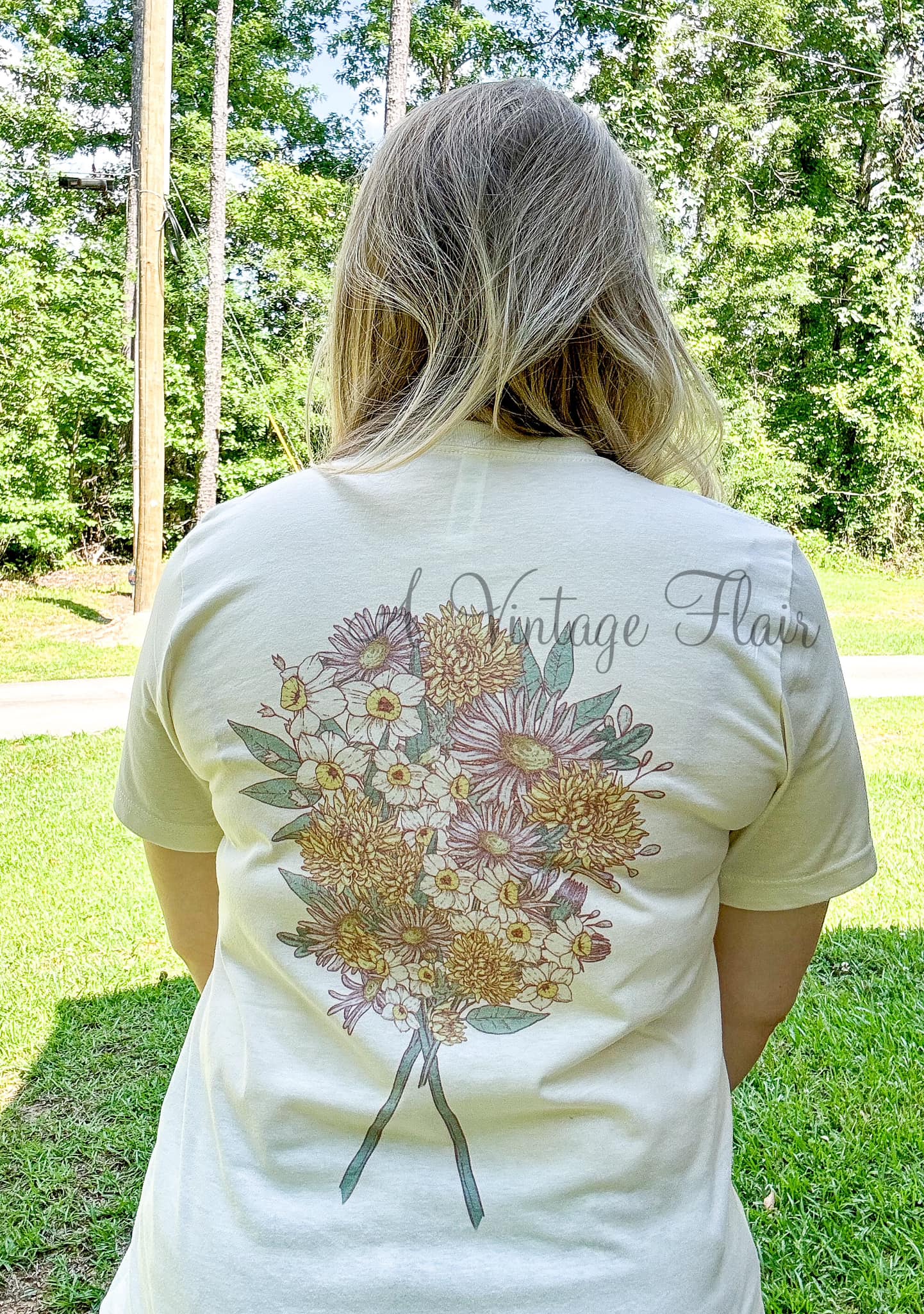 Birth Month Flower Bouquet Top