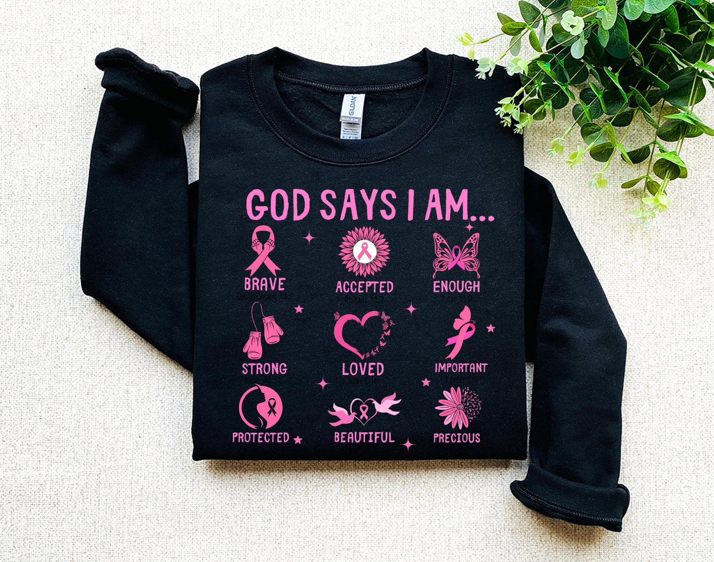 God Says…Breast Cancer Version Top