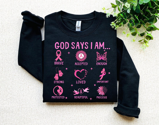 God Says…Breast Cancer Version Top