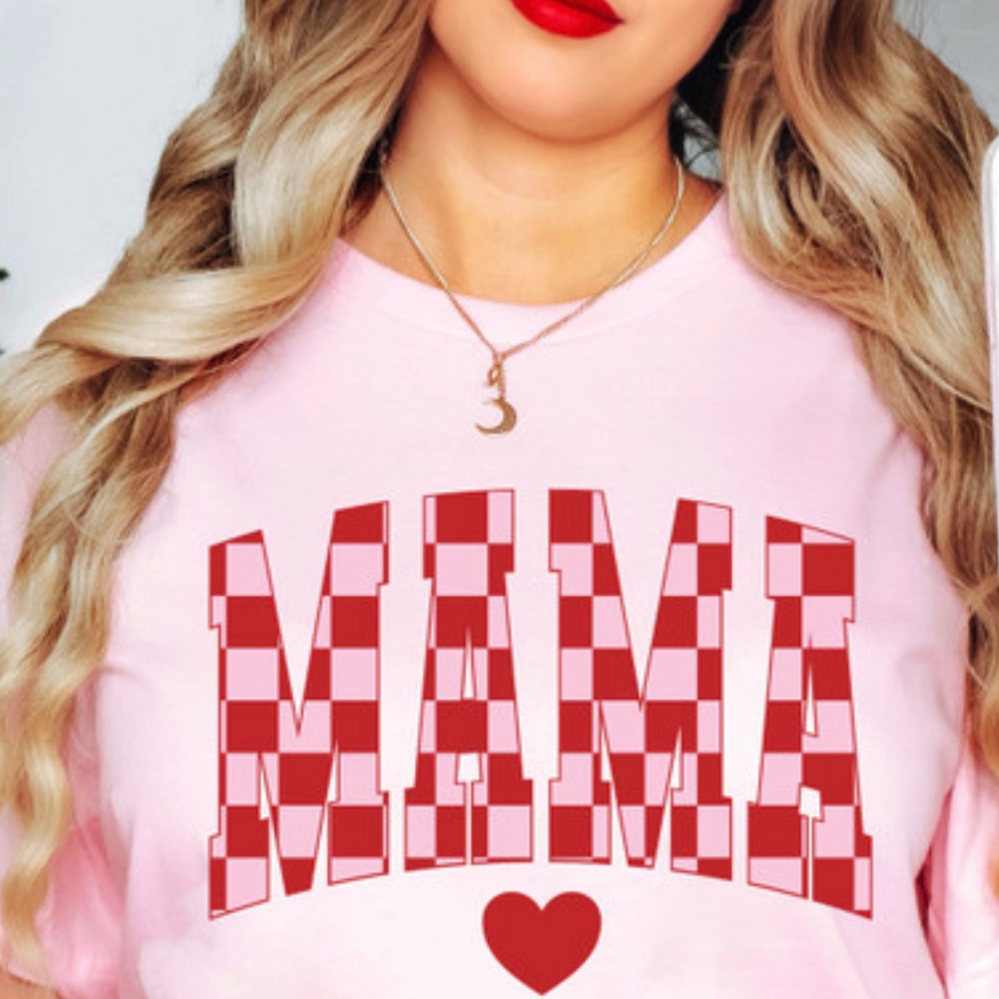 Mama Checkered Top