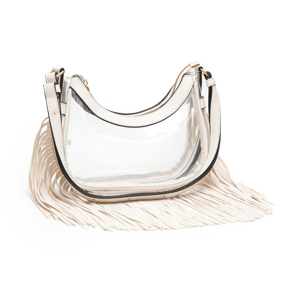 Clear Fringe Stadium Bag