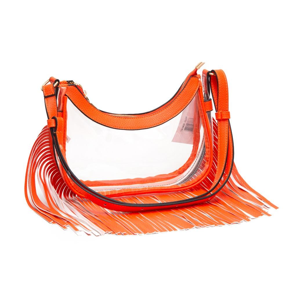 Clear Fringe Stadium Bag