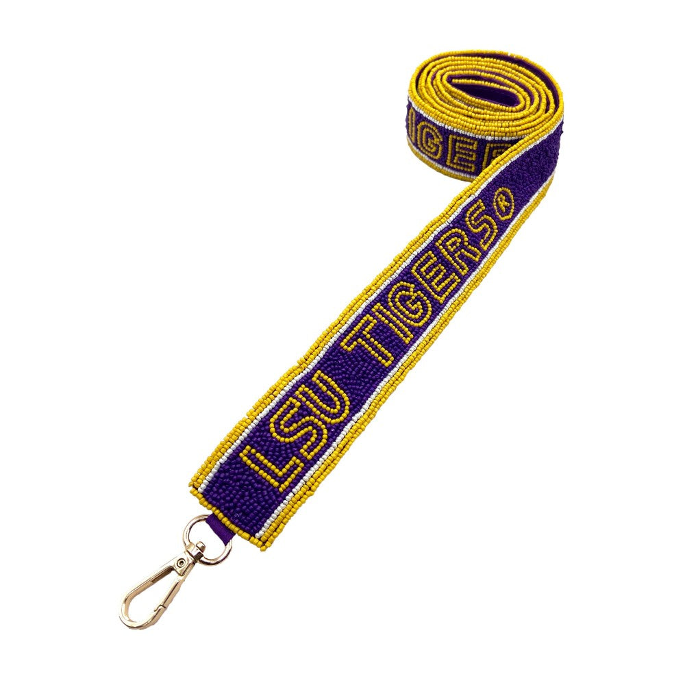 LSU Beaded Purse Strap – A Vintage Flair