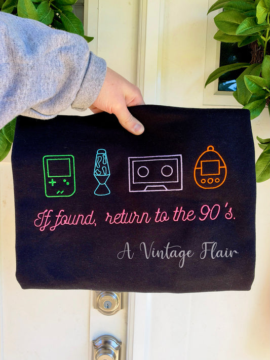 Return to the 90s Crewneck