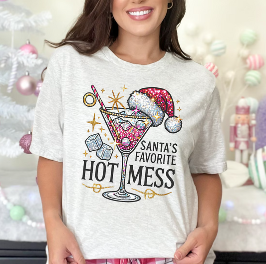 Santa's Favorite Hot Mess Top