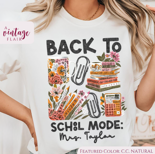Back to School Mode Top