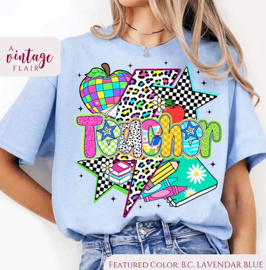 Retro Teacher Top
