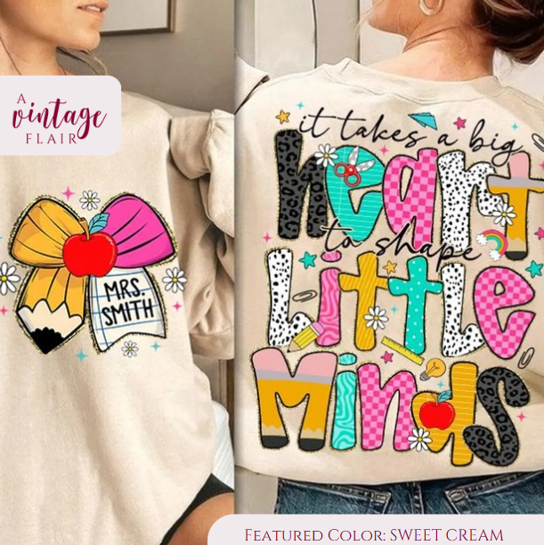 Big Heart Personalized Top