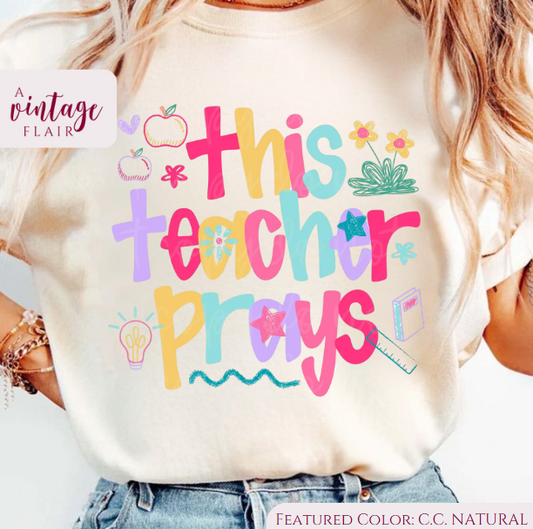 This Teacher Prays Top