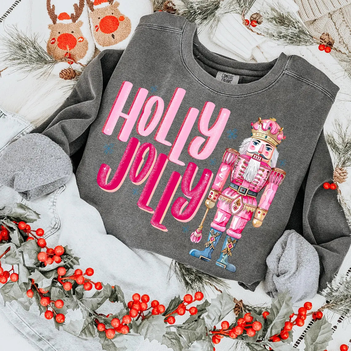 Holly Jolly Nutcracker Top